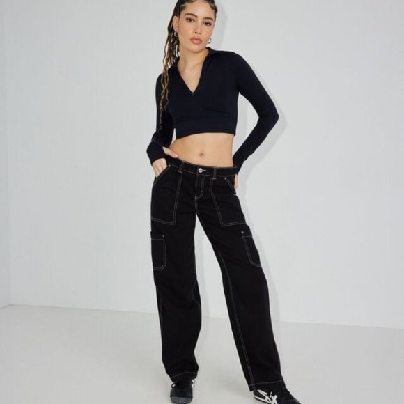 Black Dani Carpenter Pant - Picture 3 of 5